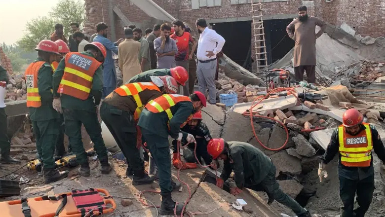 One killed, six injured as under-construction building roof collapses ...