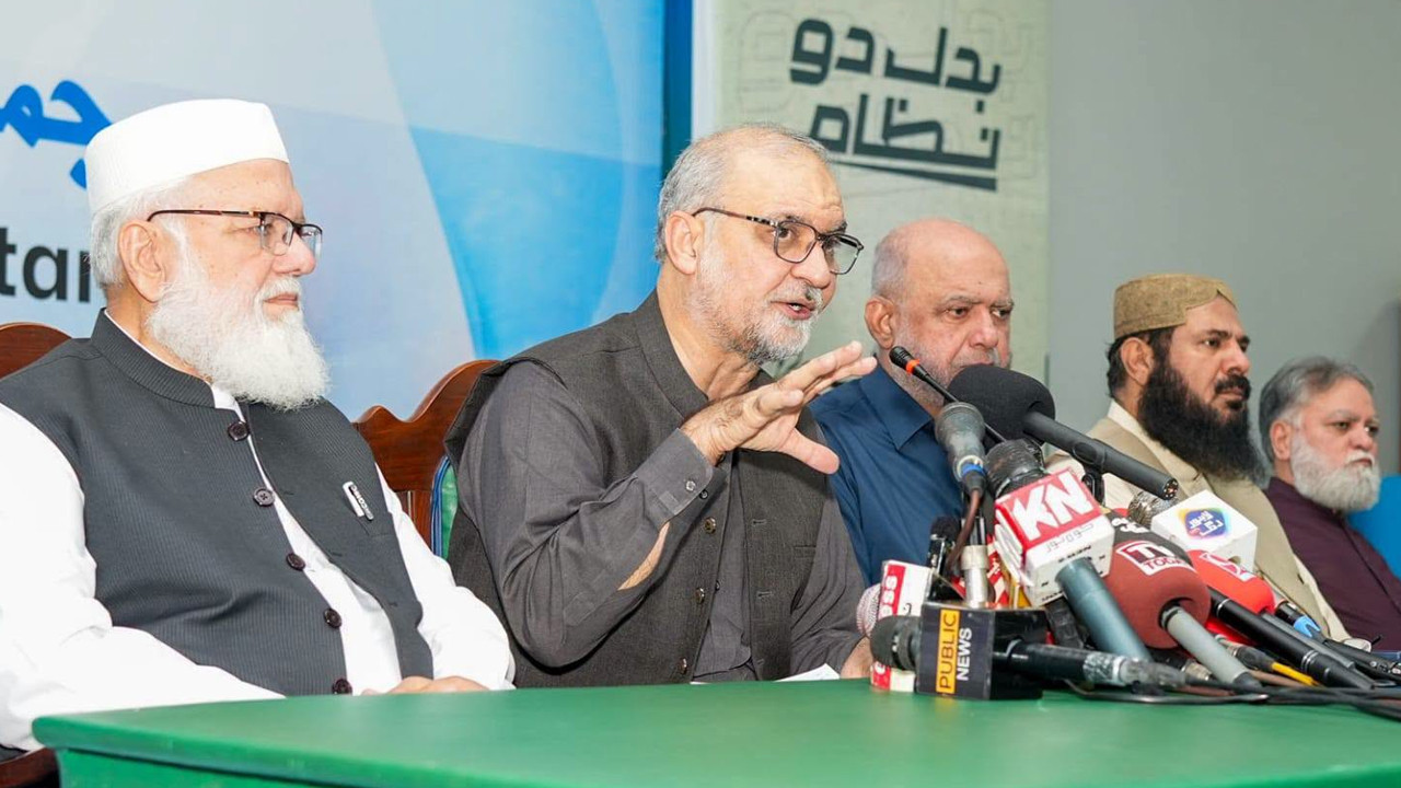 Hafiz Naeem announces Islamabad long march in mid-November after meeting PM
