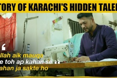 A karachi based tailor creates waves across borders due to his singing skills