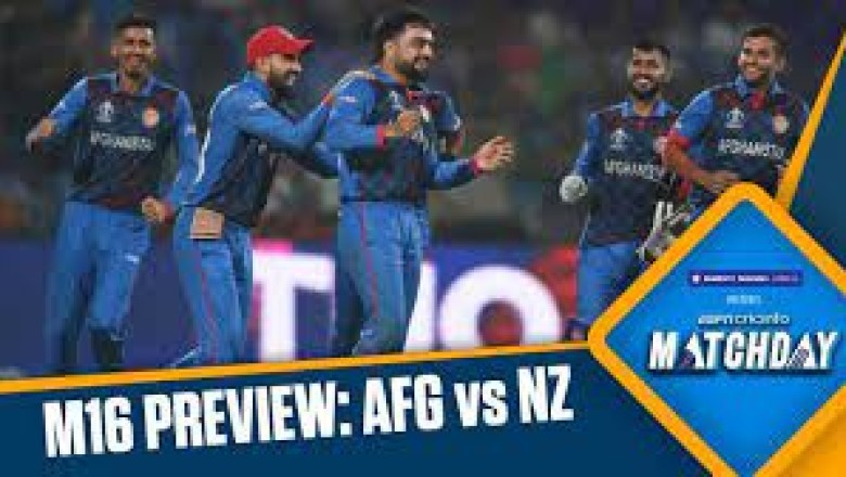 ICC World Cup 2023: Afghanistan win toss, elect to field first against New Zealand