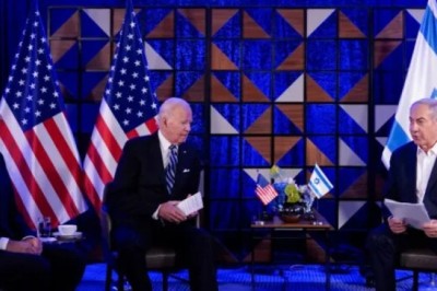 بائیڈن نے اسرائیل، یوکرین کیلیے سیکورٹی پیکج مانگ لیا