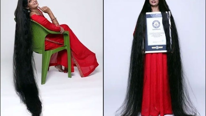 پاکستان کے پڑوسی ملک کی خاتون دنیا کے سب سے لمبے بالوں کی مالک