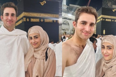 اشنا شاہ نے عمرہ ادا کرلیا، مظلوم فلسطینوں کی آزادی کیلیے دعا