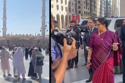 بھارتی وزیر سمرتا ایرانی عازمین سے متعلق اقدامات کا جائزہ لینے مدینہ پہنچ گئیں