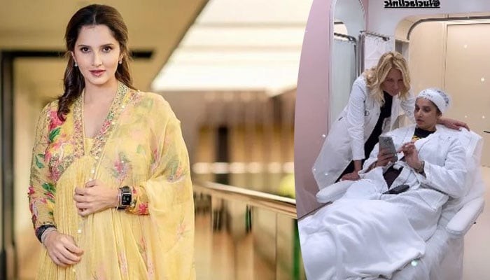 ثانیہ مرزا اسپتال پہنچ گئیں، تصویر وائرل