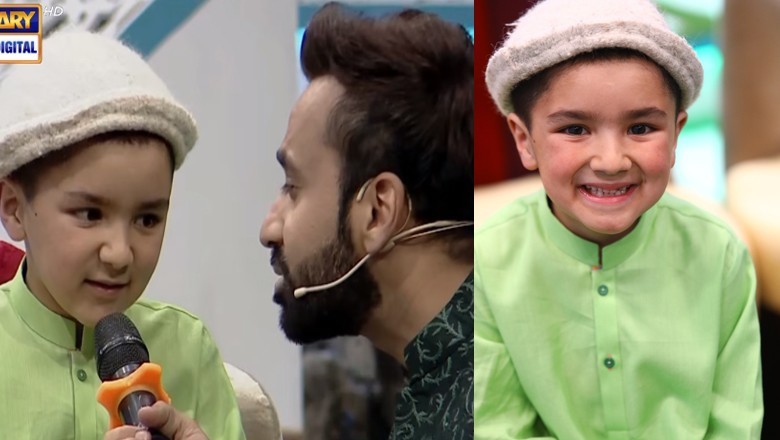 ننھے وی لاگر شیراز نے وسیم بادامی کو نیا نام دے دیا