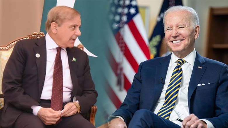 امریکی صدر جو بائیڈن کا وزیراعظم شہبازشریف کو خط، نیک تمناؤں کا اظہار