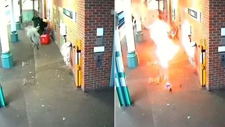 لندن میں ریلوے اسٹیشن پر ای بائیک دھماکا، خوف و ہراس پھیل گیا