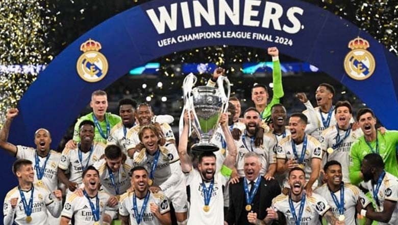 ریال میڈرڈ نے 15ویں مرتبہ چیمپئنز لیگ کا ٹائٹل جیت لیا