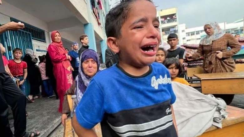 اسرائیل کا خان یونس میں اسکول پر حملہ، 25 فلسطینی شہید