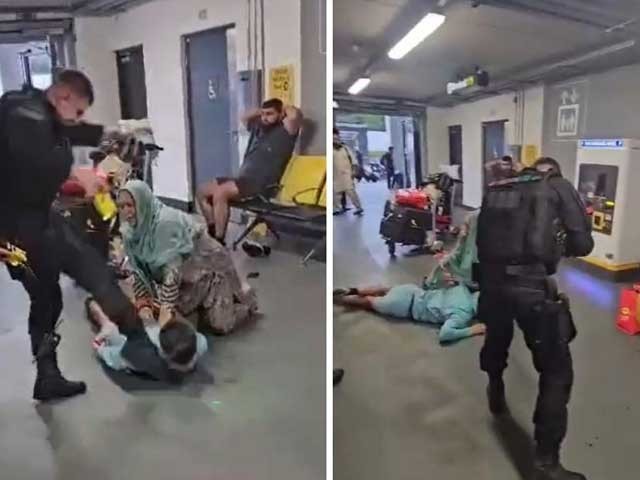 مانچسٹر ایئرپورٹ پر پولیس کا پاکستانی نژاد خاندان پر انسانیت سوز تشدد