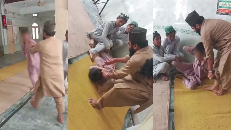 فیصل آباد میں سبق یاد نہ ہونے پر قاری کا بچے پر تشدد