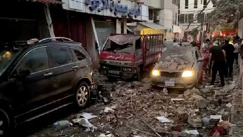 بیروت پر اسرائیل کا حملہ، دو بچوں سمیت 3 افراد شہید اور 74 زخمی