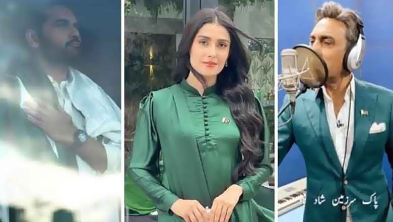 شوبز برادری کے جشن آزادی کے موقع پر مبارکباد کے پیغامات