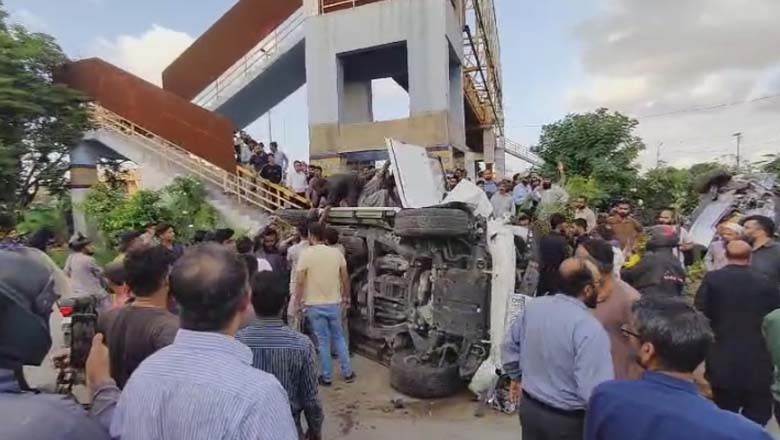 کارساز روڈ پر کار سوار خاتون نے راہگیروں کو کچل دیا، لڑکی سمیت 2 افراد جاں بحق