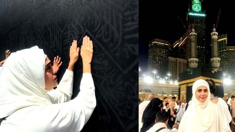 سنبل اقبال نے عمرے کی سعادت حاصل کرلی