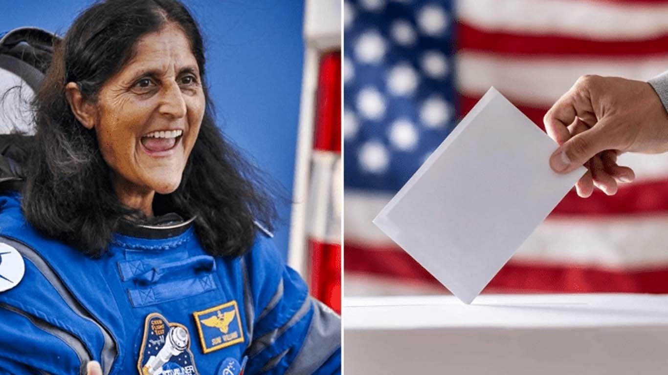 خلا میں پھنسی امریکی خلاباز اونچائی سے ووٹ کاسٹ کریں گی
