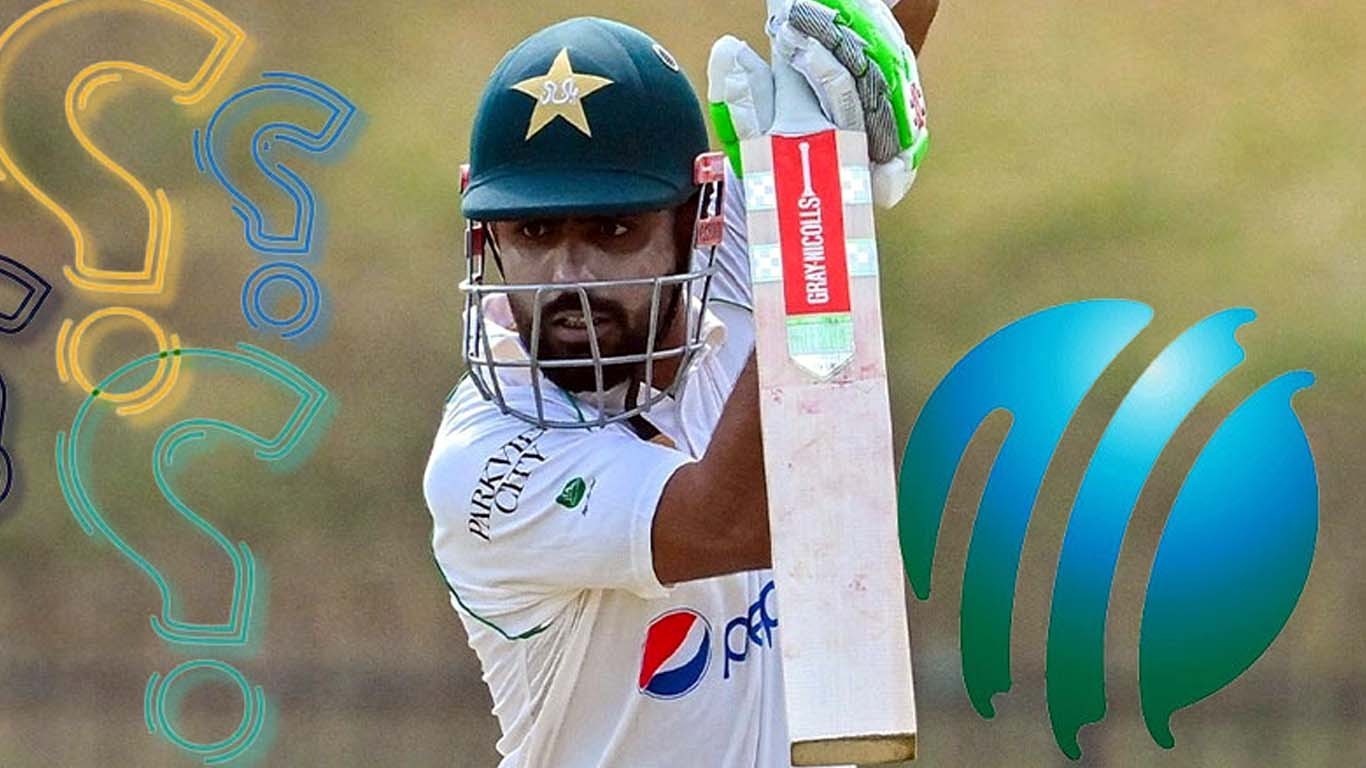 ٹیسٹ پلیئرز رینکنگ میں بابر اعظم کی مزید تنزلی، کس نمبر پر پہنچ گئے؟