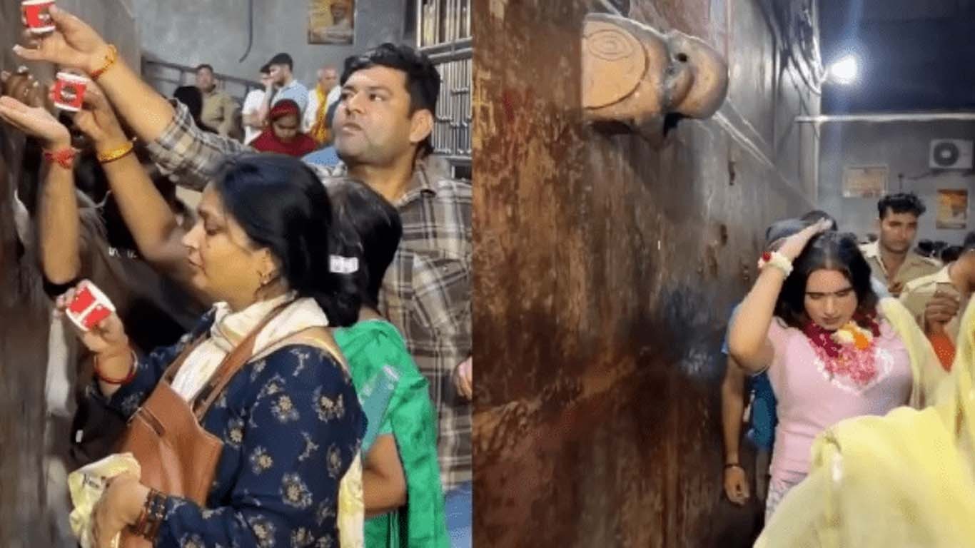 بھارت، مندر میں لگے اے سی کے پانی کو لوگ مقدس سمجھ کر پینے لگے