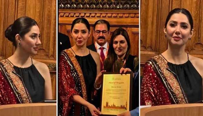 برطانوی پارلیمنٹ کا ماہرہ کو ایوارڈ : 'میرے علاؤہ بھی کئی فنکار اس کے مستحق ہیں'