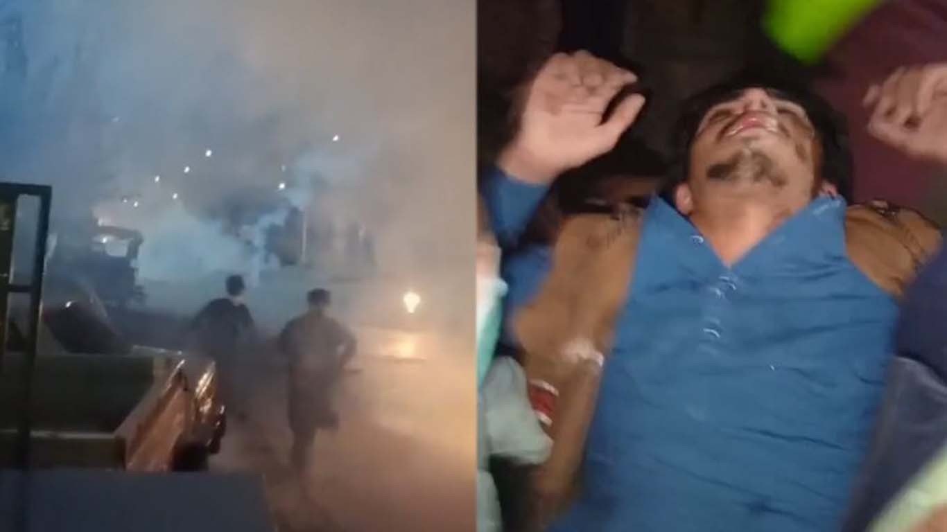 راولپنڈی، پی ٹی آئی کے مظاہرین پر پولیس کی مبینہ فائرنگ سے ایک شخص زخمی