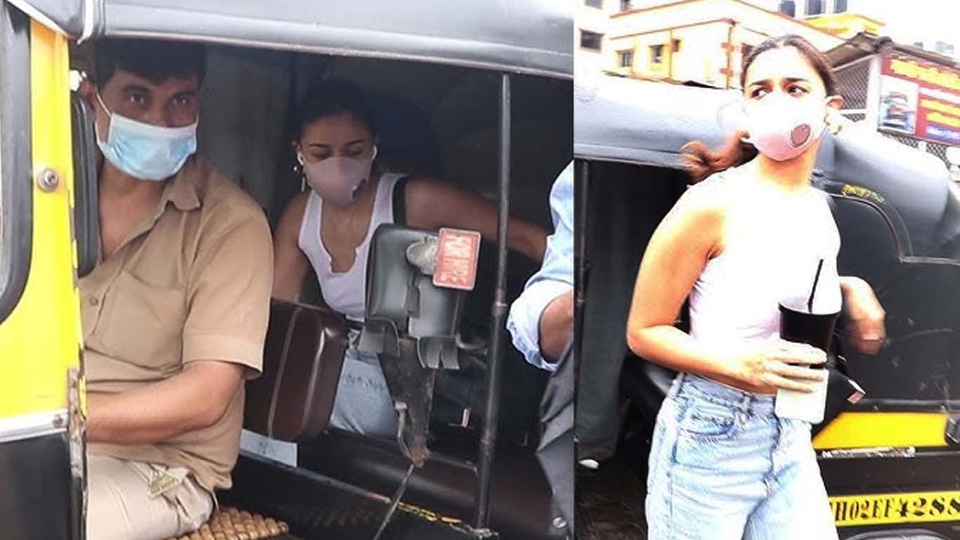 عالیہ بھٹ رکشے پر سفر کرنے پر مجبورہوگئیں