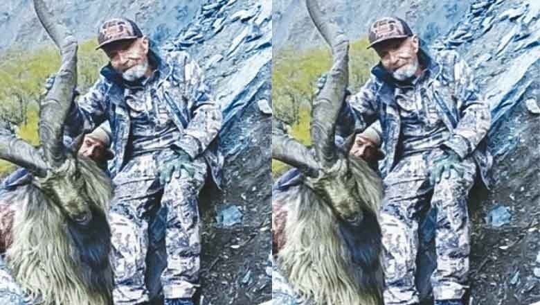 امریکی شہری نے 2 لاکھ 71 ہزار ڈالر کے عوض نایاب مارخور شکار کرلیا