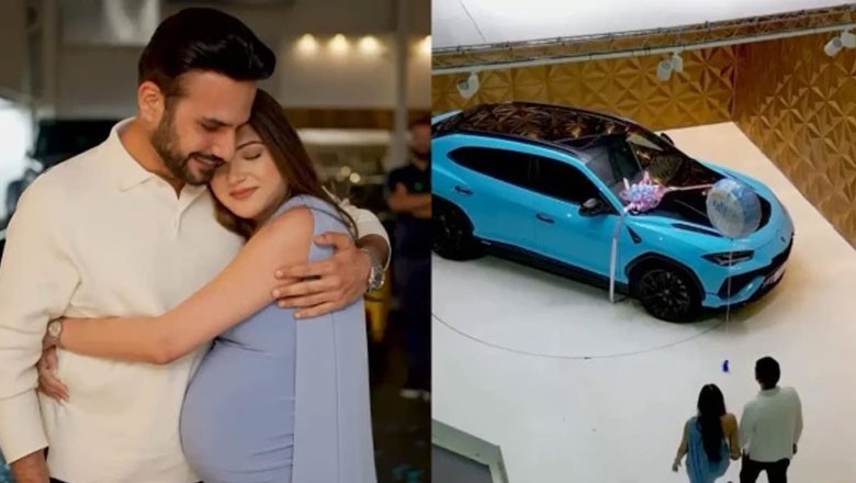 پاکستانی اداکارہ کے شوہر کا بیٹے کی متوقع پیدائش کی خوشی میں لگژری گاڑی کا تحفہ