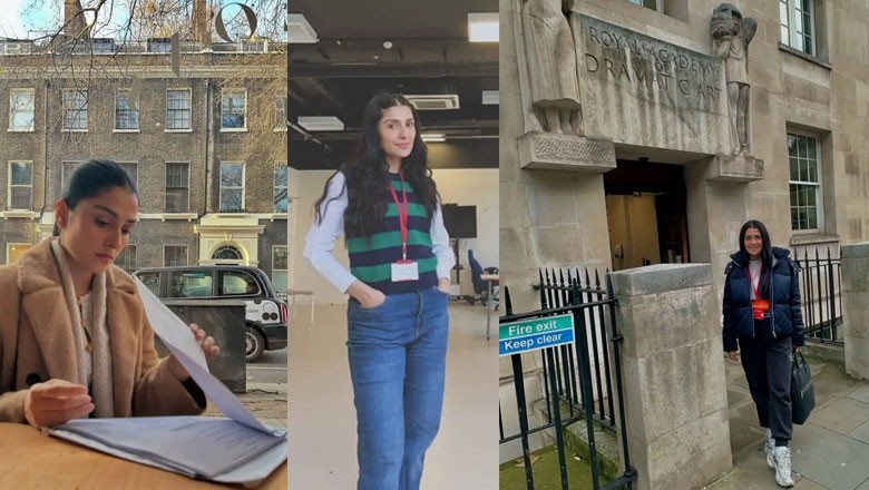 عائزہ خان نے اسکول میں داخلہ لے کر بچپن کا خواب پورا کرلیا