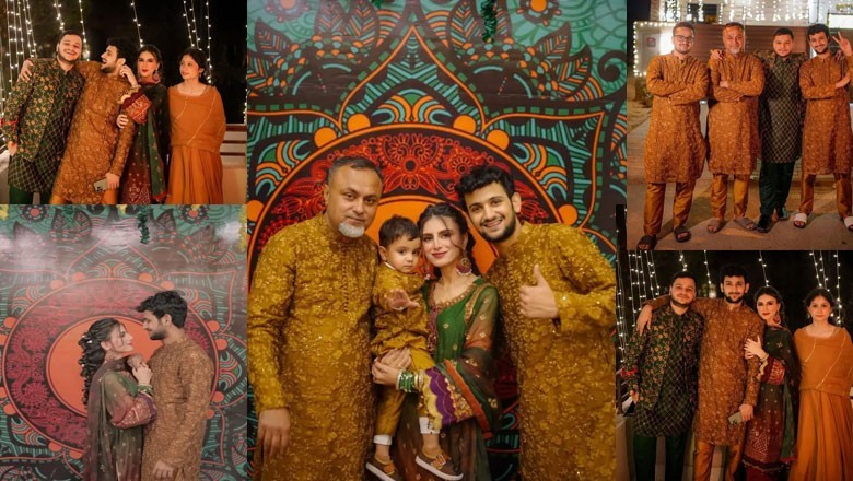 وی لاگر معاذ صفدر کے بھائی کی مہندی، تصاویر سامنے آگئیں