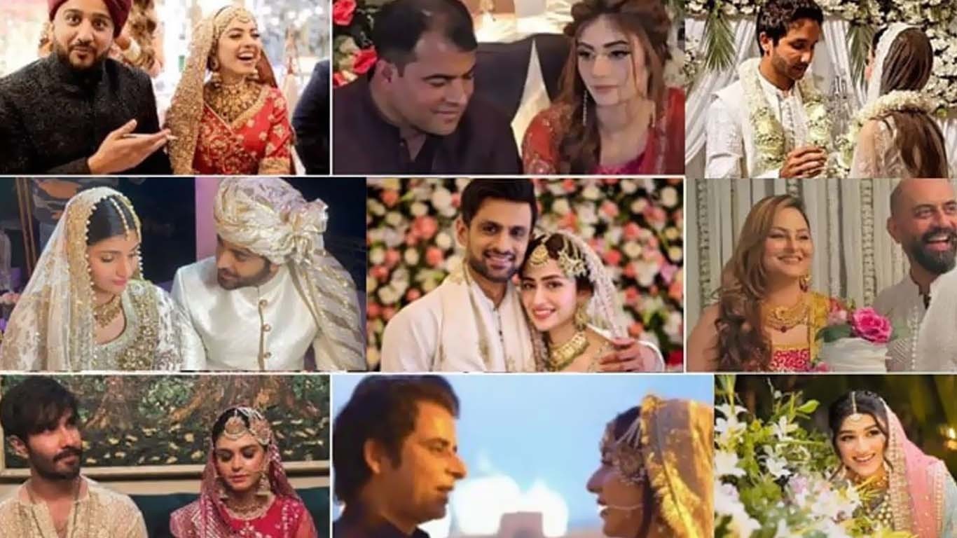2024: کن مشہور شوبز شخصیات کی شادیاں ہوئیں؟