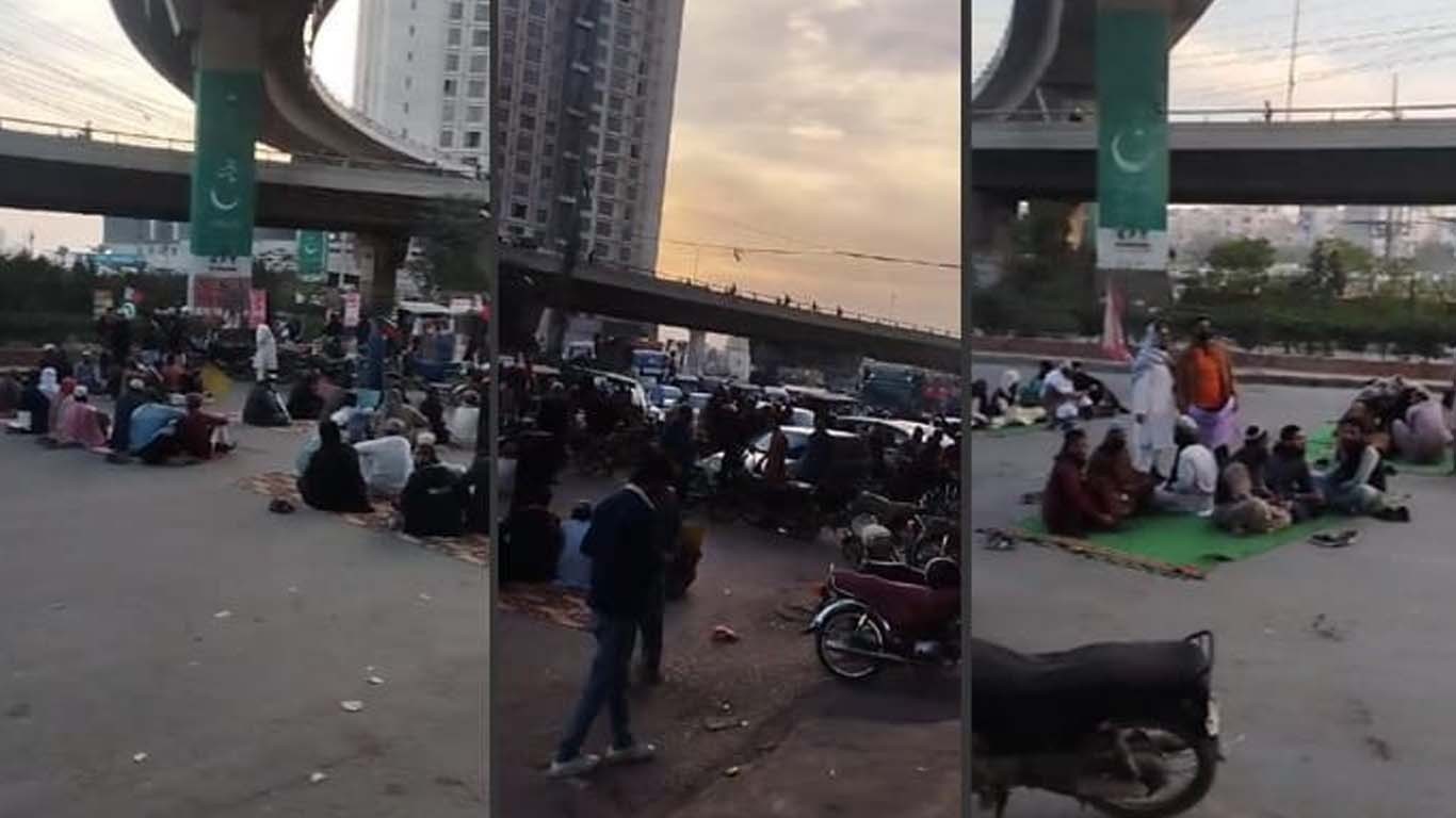 کراچی میں مذہبی جماعتوں کے دھرنے، ٹریفک کا نظام درہم برہم