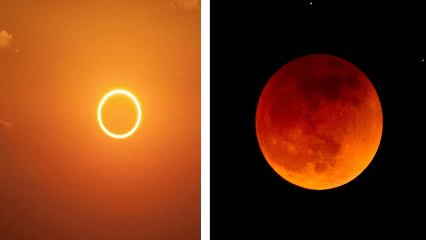 نیا سال 2025: سورج اور چاند کو کتنی بار گرہن لگے گا؟