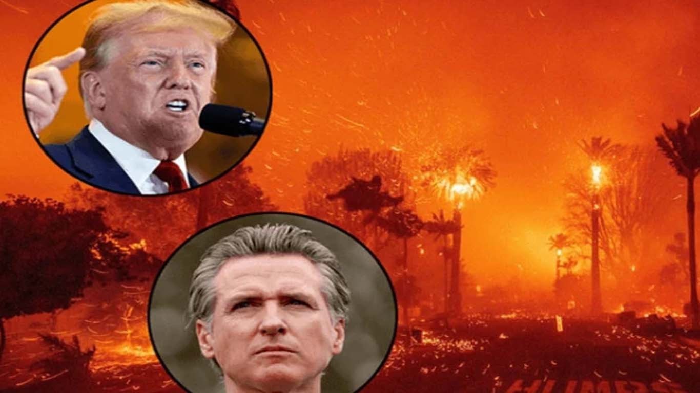 ٹرمپ نے کیلی فورنیا جنگلات میں خوفناک آتشزدگی کی مضحکہ خیز وجہ بتادی