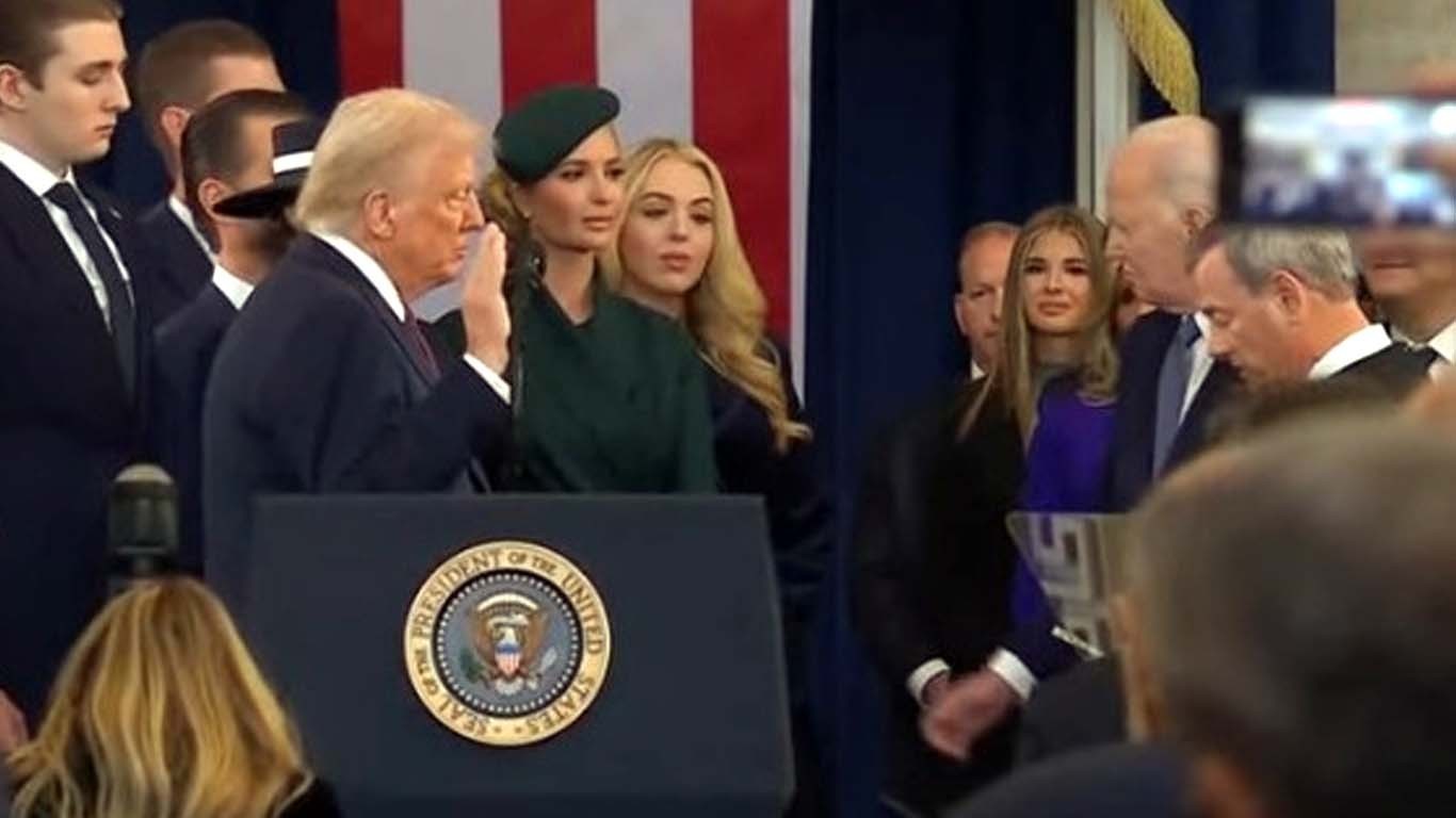 ڈونلڈ ٹرمپ نے عہدہ صدارت کا حلف اٹھالیا