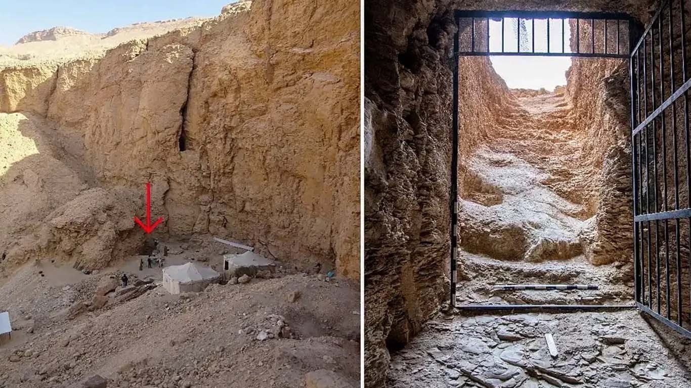 سو سال بعد مصر میں فرعون کا مقبرہ دریافت