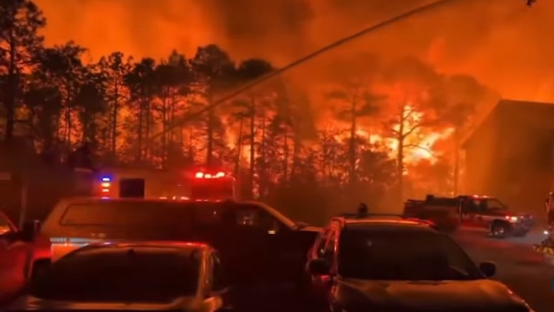 امریکا کے جنگلات میں خوفناک آتشزدگی