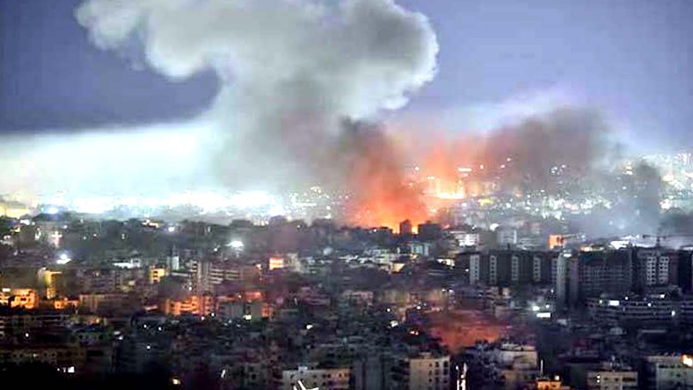 اسرائیل کا بیروت پر حملہ، 3 افراد شہید