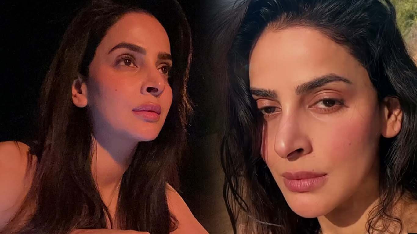 صبا قمر کا ساحل کنارے پرسکون سالگرہ کا جشن