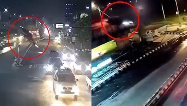 گوگل میپ پر بھروسہ کرنے والا ڈرائیور 40 فٹ پل سے نیچے گر گیا