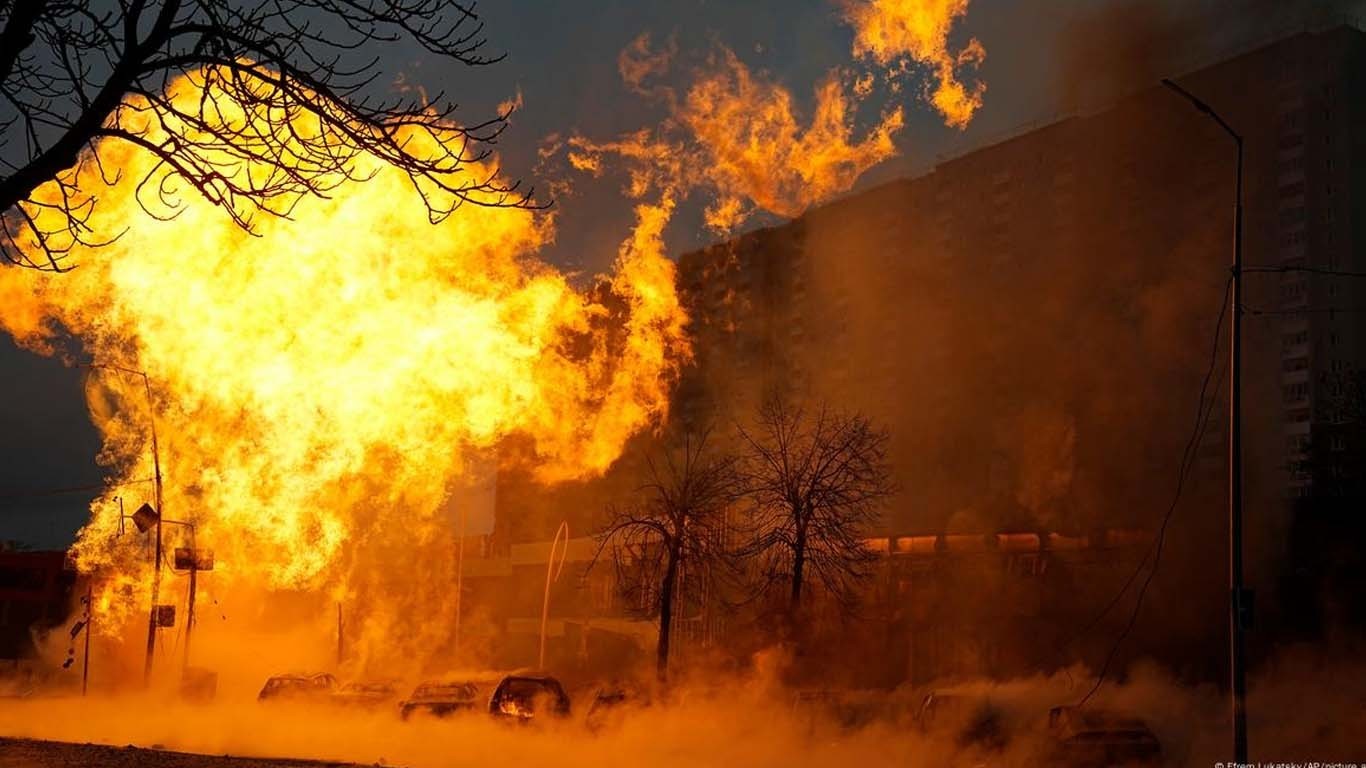 روس کا یوکرینی دارالحکومت کیف پر حملہ، متعدد ہلاکتیں
