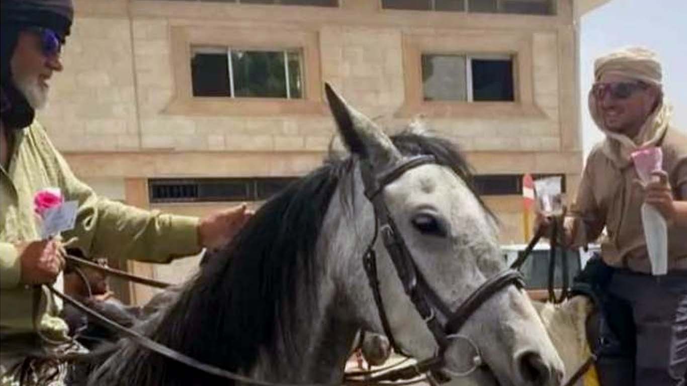 اسپین سے گھوڑوں پر سفر حج ،شرکاسعودی عرب پہنچ گئے