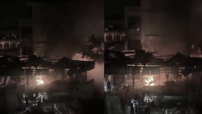 غزہ میں اسکول پر بم باری، 25 فلسطینی جل کر شہید