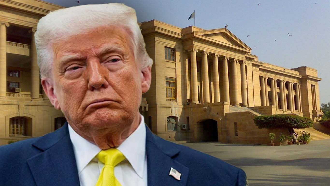 کراچی: امریکی صدر ٹرمپ کیخلاف اندارج مقدمہ کی درخواست پر دلائل طلب