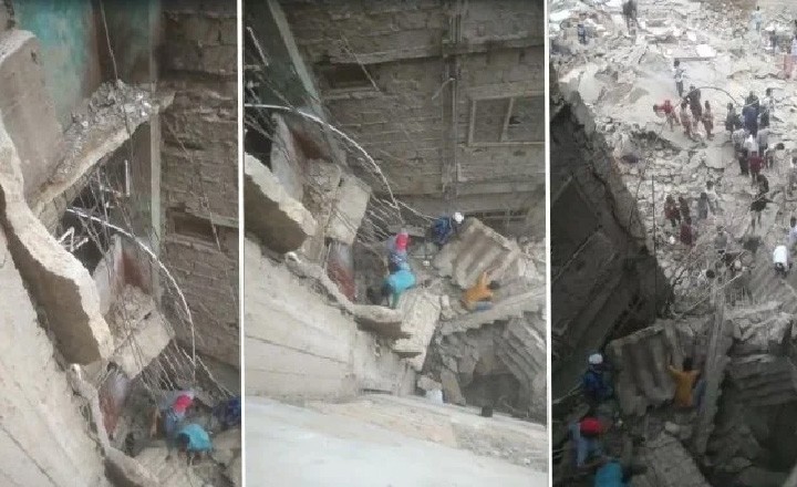 لیاری رہائشی عمارت منہدم ہونے کے واقعے میں 27 اموات کی تصدیق، ریسکیو آپریشن جاری