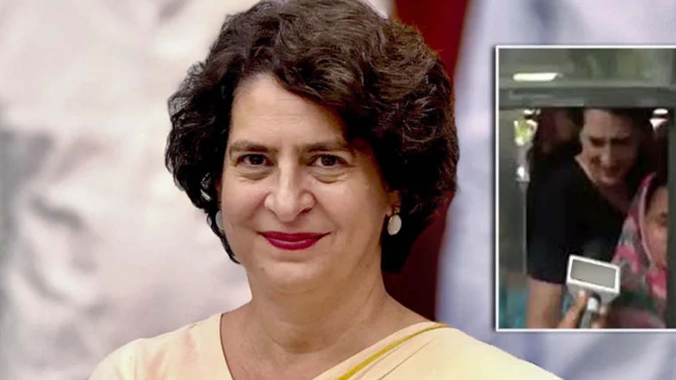 مودی سرکار بزدل ہے، پریانکا گاندھی