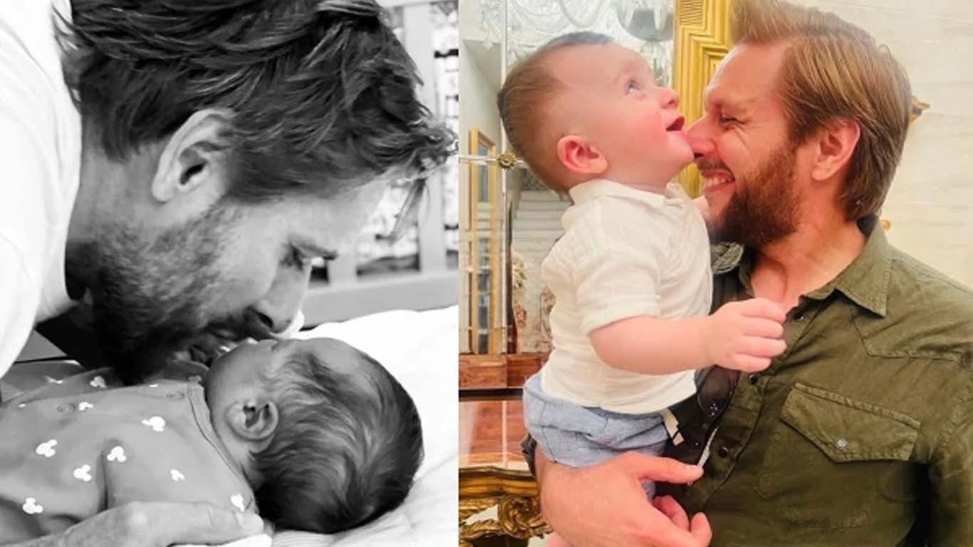 شاہد آفریدی نواسے کی پہلی سالگرہ پر خوشی سے جھوم اُٹھے