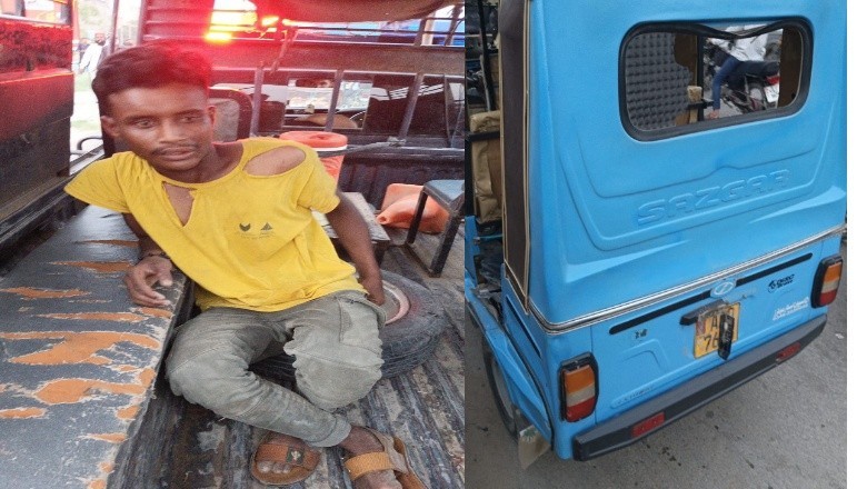 کراچی میں تیز رفتار چنگچی الٹنے سے نوجوان لڑکی جاں بحق، گرفتار ڈرائیور کے بارے میں انکشافات