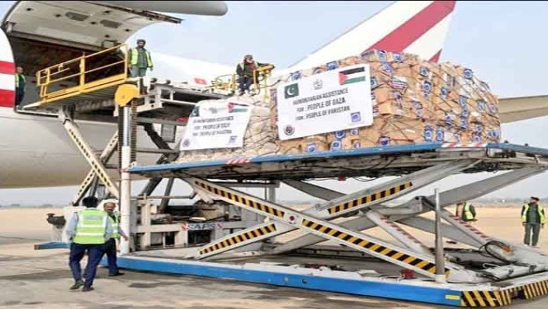 الخدمت کے تعاون سے فلسطینیوں کیلیے ایک اور امدادی کھیپ روانہ