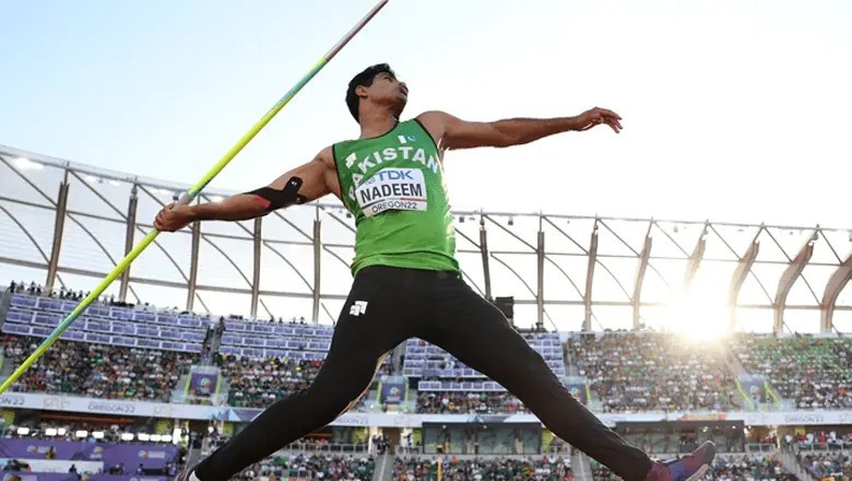 پاکستانی ایتھلیٹ ارشد ندیم ورلڈ ایتھلیٹکس چیمپئن شپ کے فائنل میں کوالیفائی کر گئے